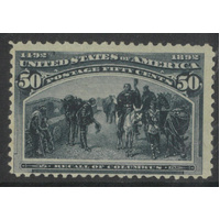 USA 1893 Columbus 50c Stamp Scott 240 Mint Lightly Hinged #BK99