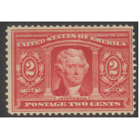 USA 1904 Louisiana Purchase 2c Stamp Scott 324 Mint Lightly Hinged #BK99