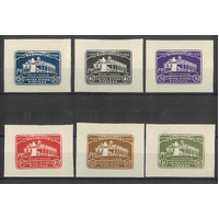 USA 1932 Washington Bicentennial Set/6 Postal Stationery Cut-Outs Scott U523/28 MNG #RW459