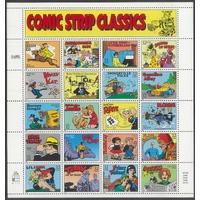 USA 1995 Comic Strip Classics 32c Sheetlet/20 Stamps Scott 3000 Mint Unhinged #US29
