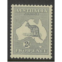 Australia Kangaroo Stamp 2nd WMK 2d Grey SG24 MUH #AUBK