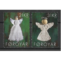 Faroe Islands 2023 Christmas Angels Set of 2 Stamps MUH
