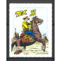 Italy 2023 Tex Willer Comic Strip 75th Anniversary Self-adhesive Stamp MUH