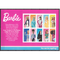 USA 2026 Barbie - "You can be anything" Sheetlet of 10 Forever Stamps Self-adhesive MUH