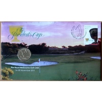 AUSTRALIAN PRESIDENTS CUP - GOLF- 2011 PNC STAMP AND $1 COIN COVERS