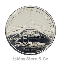 Australia 2013 Parliament House 25th Anniversary 20c UNC Coin Carded