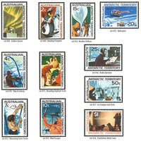 AAT 1966 DEFINITIVE ISSUE SET OF 11