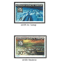 AAT STAMPS 1971 10TH ANNIVERSARY OF THE ANTARCTIC TREATY