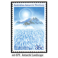 AAT STAMP 1986 25TH ANNIVERSARY OF THE ANTARCTIC TREATY