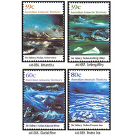 AAT STAMPS 1989 LANDSCAPES - PAINTINGS BY SYDNEY NOLAN SET OF 4