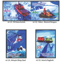 AAT STAMPS 1998 ANTARCTIC TERRITORY TRANSPORT SET OF 4