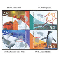 AAT STAMPS 2002 AUSTRALIAN ANTARCTIC TERRITORY RESEARCH BLOCK OF 4