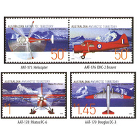 AAT STAMPS 2005 AVIATION IN THE AAT SET OF 4