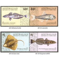 AAT STAMPS 2006  FISH OF THE AAT 2 PAIRS