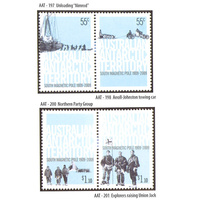 AAT STAMPS 2009  CENTENARY OF THE FIRST EXPEDITION TO THE SOUTH MAGNETIC POLE 1909-2009