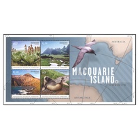 AAT STAMPS 2010 MACQUARIE ISLAND MINI SHEET