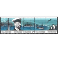 AAT STAMPS 2011 CENTENARY OF THE AUSTRALIAN ANTARCTIC EXPEDITION 1ST ISSUE SET OF 5