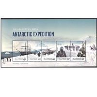 AAT STAMPS 2012 CENTENARY OF THE AUSTRALIAN ANTARCTIC EXPEDITION 2ND ISSUE MINI SHEET