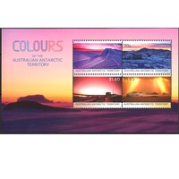 AAT STAMPS 2015 COLOURS OF THE AUSTRALIAN ANTARCTIC MINI SHEET