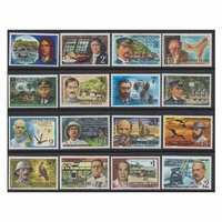 Christmas Island 1977 to 1978 Stamps Famous Visitors Set of 16