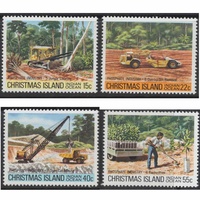 Christmas Island 1980 Stamps Phosphate Industry 2nd Issue Set of 4