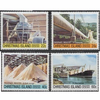 Christmas Island 1981 Stamps Phosphate Industry 4th Issue Set of 4
