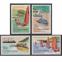 Christmas Island 1983 Stamps 25th Anniversary of Boat Club Set of 4