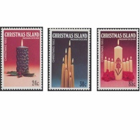 Christmas Island Stamps 1983 Christmas Set of 3