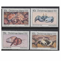 Christmas Island 1985 Stamps Crabs 1st Series Set of 4