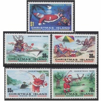 Christmas Island Stamps 1986 Christmas Set of 5