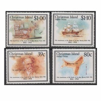 Christmas Island Stamps 1989 75th Anniversary of Sir John Murray Set of 4