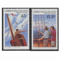 Christmas Island Stamps 1990 375th Anniversary of Discovery of Christmas Island Set of 2