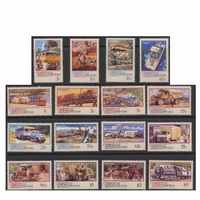Christmas Island Stamps 1990 Transport Set of 16