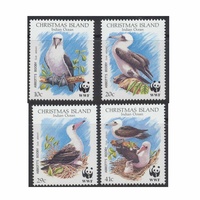 Christmas Island Stamps 1990 Abbott's Booby Set of 4