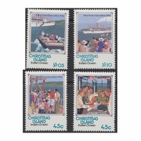 Christmas Island Stamps 1992 50th Anniversary of Partial Evacuation Set of 4