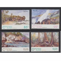 Christmas Island Stamps 1993  Scenic Views Set of 4