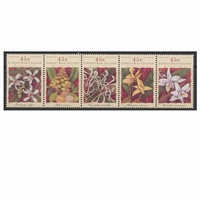 Christmas Island Stamps 1994 Orchids Set of 5