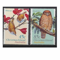 Christmas Island Stamps 1996 Land Birds Set of 2