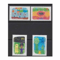 Christmas Island Stamps 1999 Festivals Children's Paintings Set of 4