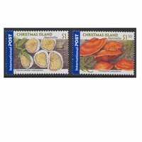 Christmas Island Stamps 2001 Fungi Set of 2