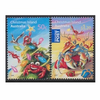 Christmas Island Stamps 2008 Christmas Set of 2