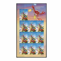 Christmas Island Stamps 2008 Christmas Self-adhesive Sheetlet