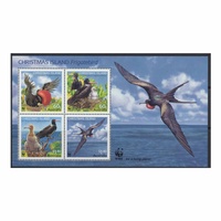 Christmas Island Stamps 2010 Endangered Species Frigate Bird Mini Sheet