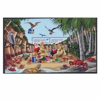 Christmas Island Stamps 2012 Christmas Mini Sheet