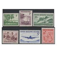 Cocos (Keeling) Islands Stamps 1963 Recess Set of 6