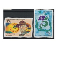 Cocos (Keeling) Islands Stamps 1982 75th Anniversary of Boy Scout Movement Set of 2