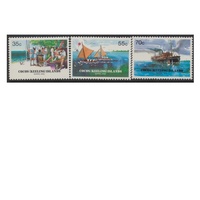 Cocos (Keeling) Islands Stamps 1984 75th Anniversary of Cocos Barrel Mail set of 3