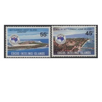 Cocos (Keeling) Islands Stamps 1984 Ausipex Melbourne Stamp Show Set of 2