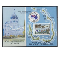 Cocos (Keeling) Islands Stamps 1984 Ausipex Melbourne Stamp Show Mini Sheet