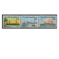 Cocos (Keeling) Islands Stamps 1985 Cable-laying Ships Set of 3